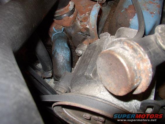 Possibly original 30 year old bypass hose just waiting to strand me at the side of the road.