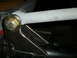 1995 Ford Bronco - A close-up view of a suspension part, possibly from a vehicle modification project.