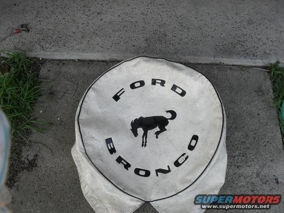 Ford bronco spare tire covers #7