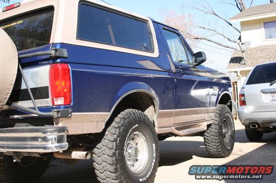 From the rear with BDS 4" lift