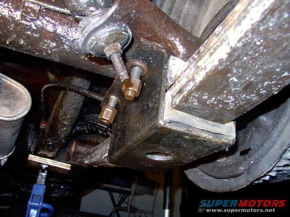 Slacked the U-bolts sleeve nuts
