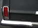 1977 Jeep Cherokee - Rear view of a 1977 Jeep Cherokee, its taillight and chrome bumper.