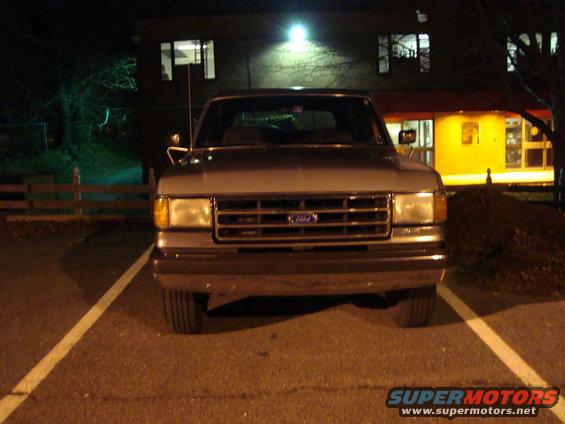 1991 Ford Bronco front view, silver
