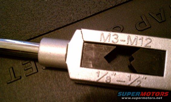 Tap and die set with M3-M12 and 1/8"-1/2" markings