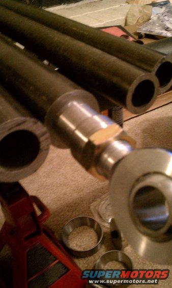 Close-up of metal suspension components and tubes