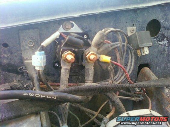 New Motorcraft solenoid switch.