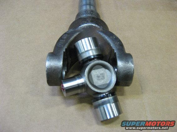 Thickness of joint will not alow it to slip into shaft.