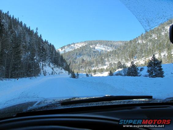 Further up the road towards Rollins Pass