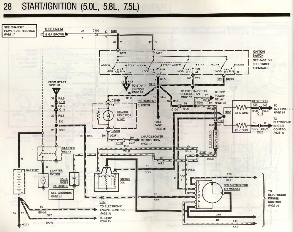 1989 Ford bronco wiring schematic