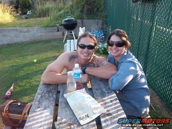 My nephew Keola and his wife, the devine Mrs Giovana.