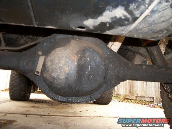 Rear differential of a vehicle, possibly a 1994 Ford Explorer