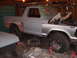 1979 Ford Bronco - This 1979 Ford Bronco is in a garage, undergoing bodywork and preparation for paint.