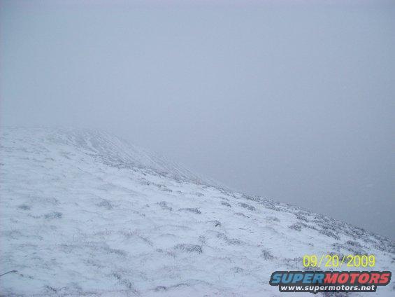 Snowy landscape with date and website overlay