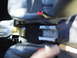 2003 Ford Taurus - Disassembled car interior reveals exposed wiring and components beneath the seats.