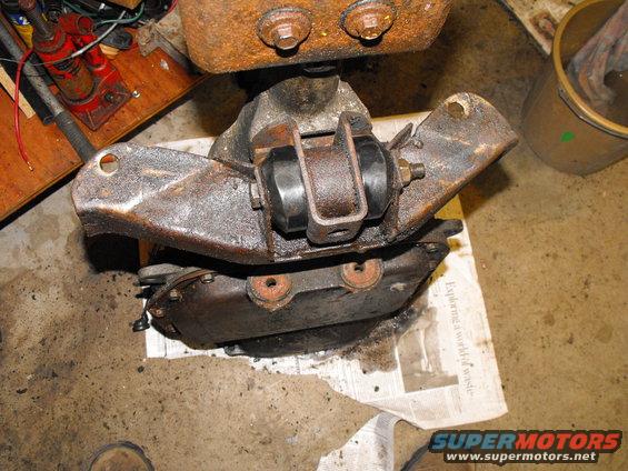 dscf1373.jpg Energy Suspension's urethane trans mount really fixed things up. The slack is gone and no fluid will deteriorate the bushings.