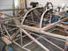 1993 Ford Taurus - Custom tube chassis construction in progress, with visible frame and roll cage components.