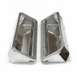1972 Ford Ranchero - Two polished aluminum engine covers are shown from an angled perspective, highlighting their construction.