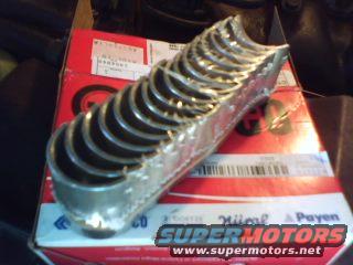 Glyco cam bearings for Jaguar.