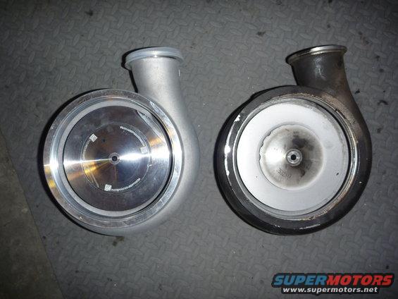 Compressor back side comparison.