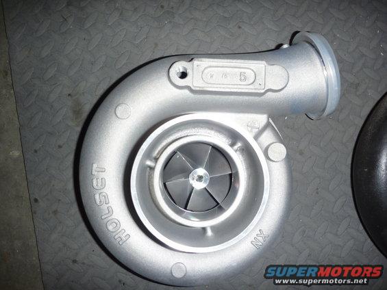 HX35 hybrid compressor housing and wheel.