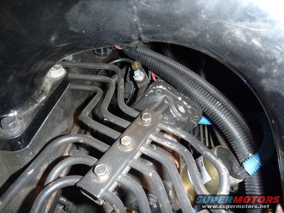 Old wastegate line removed and plugged.