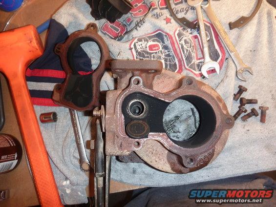Divider plate drilled.