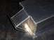 1993 Tracker Tournament - Close-up of a custom-fabricated aluminum component, showing detailed welding.