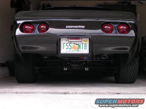 1976 Chevrolet Corvette rear with quad taillights and "CORVETTE" badging