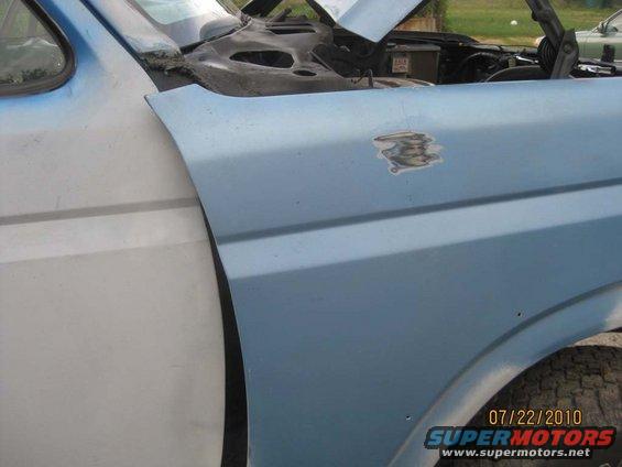 radiator-supports-006.jpg What!! That doesn't look like a radiator support!

Nope, it's not.  In case you don't recognize it, it is the front right fender :) .  I found that it was necessary to loosen the fender and tilt it back in order to proceed with the planned replacements of the supports.  I had already done the body mounts, so I figured that I might as well do the supports.