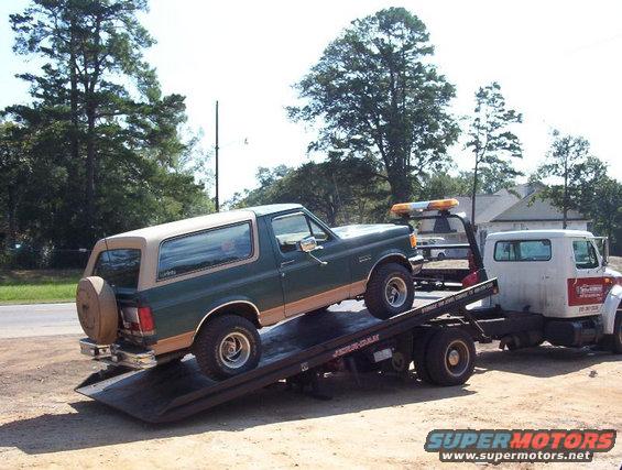 bronco in tow - needs valve body for transmission