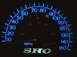1997 Ford Taurus - Silver reverse guages with custom alarm indicator.