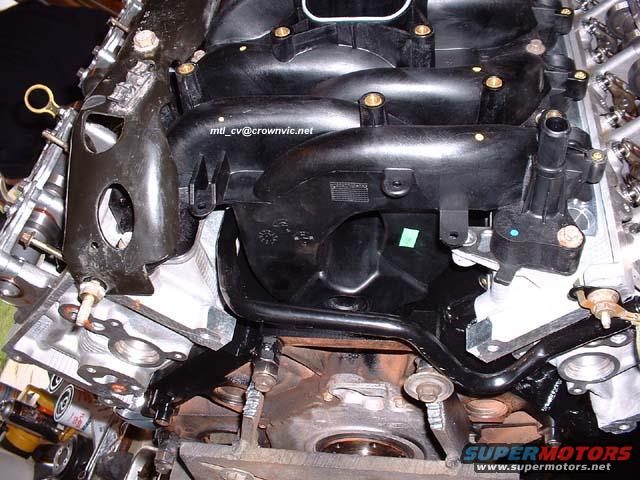 The new heater hose.
