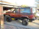 1986 Ford Bronco II - This modified Ford Bronco II has a lifted suspension and large off-road tires.