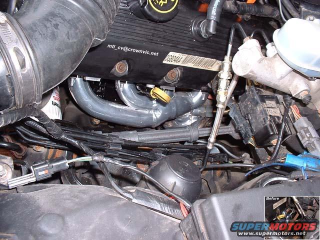Painted steering shaft. 