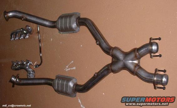 Headers, hi-flow cats and X-pipe.