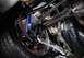 2012 Ford Mustang - Close-up view of the rear suspension system of a 2012 Ford Mustang.