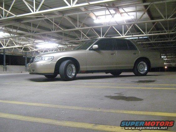 2000 Mercury Grand Marquis parked in a garage, side view