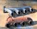 1976 Ford Ranchero - Two exhaust manifolds are shown, one in a rusty red finish and the other in a silver finish.