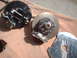 1971 Ford Ranchero - Chrome brake assemblies laid out on a cloth surface, ready for installation.