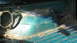 1992 Ford Bronco - The interior floor pan of a 1992 Ford Bronco shows significant rust and wear, with a speaker housing on the left side.
