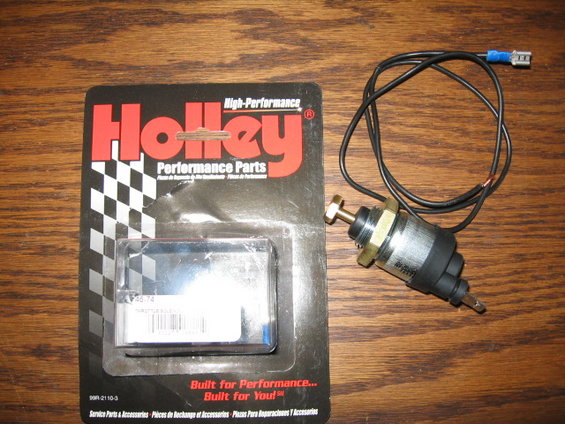 misc-bronco-upgrades-002.jpg I have the solenoid now, and in testing it, it's as I was told....it only draws a tiny amount of amperage and so it cannot push the throttle open, but rather when it receives power you have to touch the gas pedal so that it will instantly open and set.  Once set it will hold the throttle open.  So the plan is to wire this in before my pressure switch, but in line from my OBA switch.  That way when I flip the OBA on the compressor will turn on and pressurize the system to the set 140psi and then shut off, but this solenoid will still have power and will still maintain the high idle until I flip the OBA switch off.