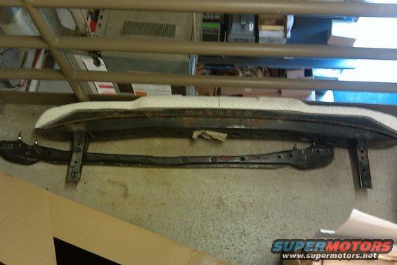 BD rear bumper beam/absorber