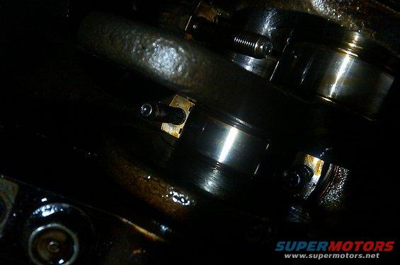 imag0176.jpg If you look to the left of the highlight on the silver bearing surface, you'll see what looks like a small speck of dust - it's actually a scratch, about 1/16" long and slightly proud of the surface itself.