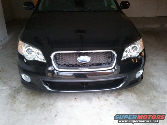 Black 2008 Subaru Legacy front view