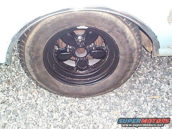 1966 Oldsmobile Cutlass rear wheel and fender