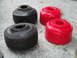 2003 Ford Taurus - Comparison of old rubber and new polyurethane suspension bushings.