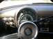 1952 Ford Mainline - Interior view of a 1952 Ford, showing the steering wheel, dashboard, and odometer.