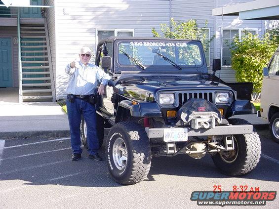 My Father actually volunteered to go on this move with me in the open air Jeep.