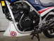 1984 Honda Interceptor - The engine of a Honda motorcycle is shown, the 'Honda' logo and 'Interceptor' branding on the bodywork.