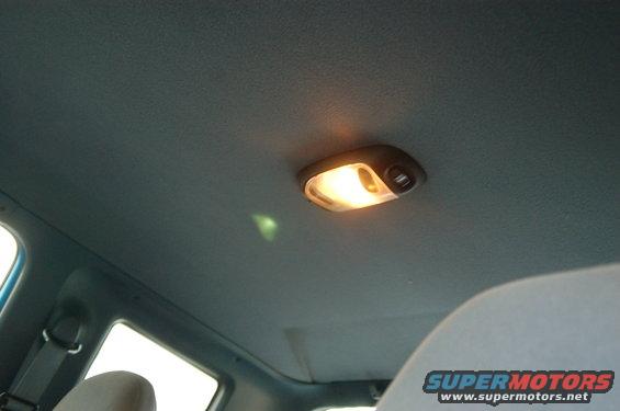 Dome light from a later bronco